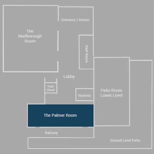 Palmer room floor plan